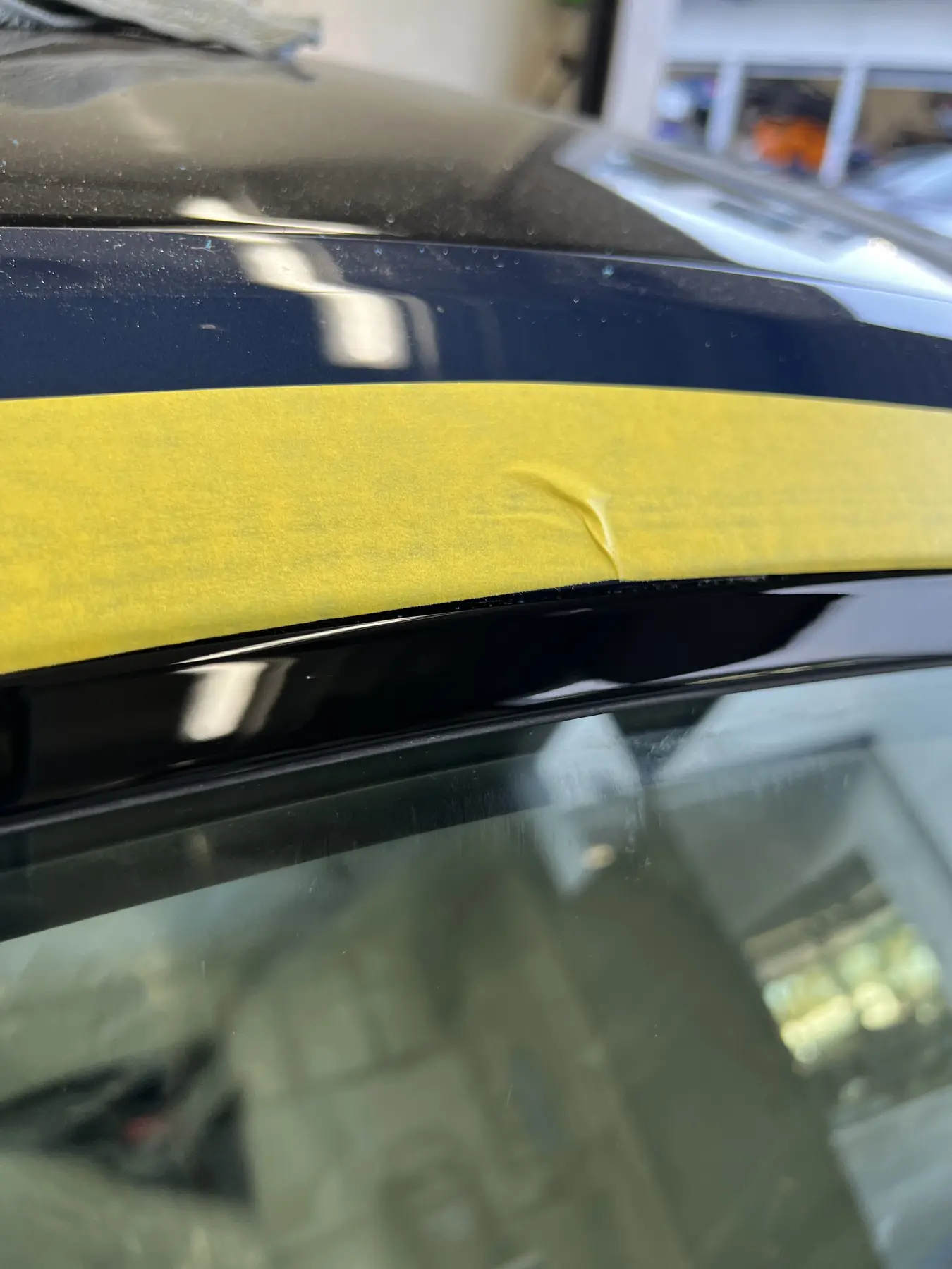 Exterior trim after restoration